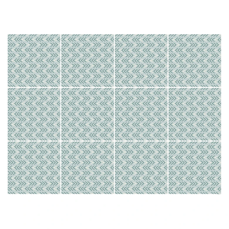 Boho Tile Sticker Set of 12 