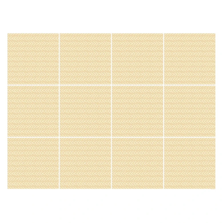Boho Tile Sticker Set of 12 