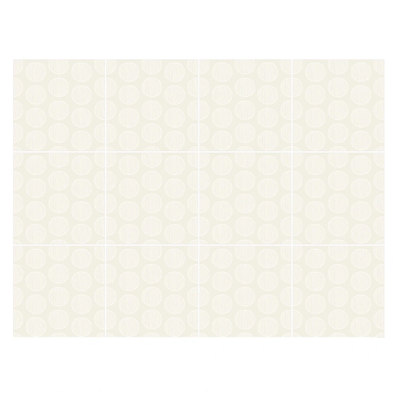 Tile Sticker Boho Circles Set of 12 