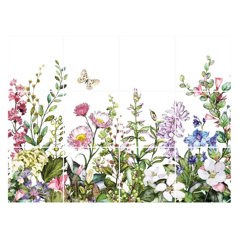 Tegelstickers - Lente (set van 12) 