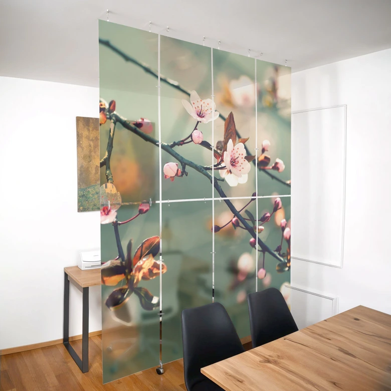Separador de ambientes, biombo, mosquitera colgante Despertar de la primavera 