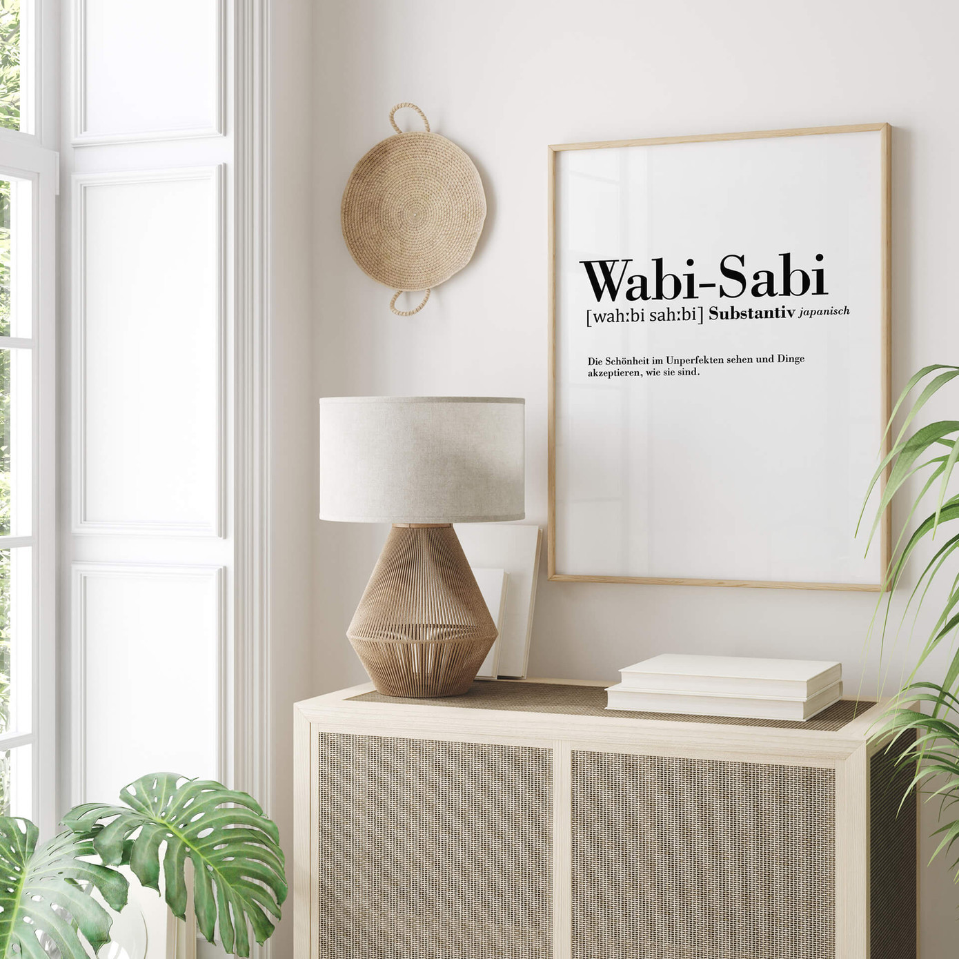Poster Grammatik Wabi Sabi wallart.de