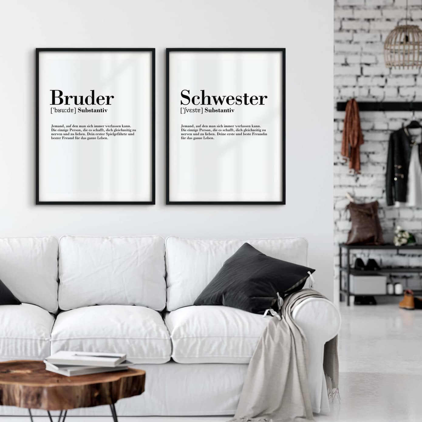 Poster Grammatik Schwester wallart.de
