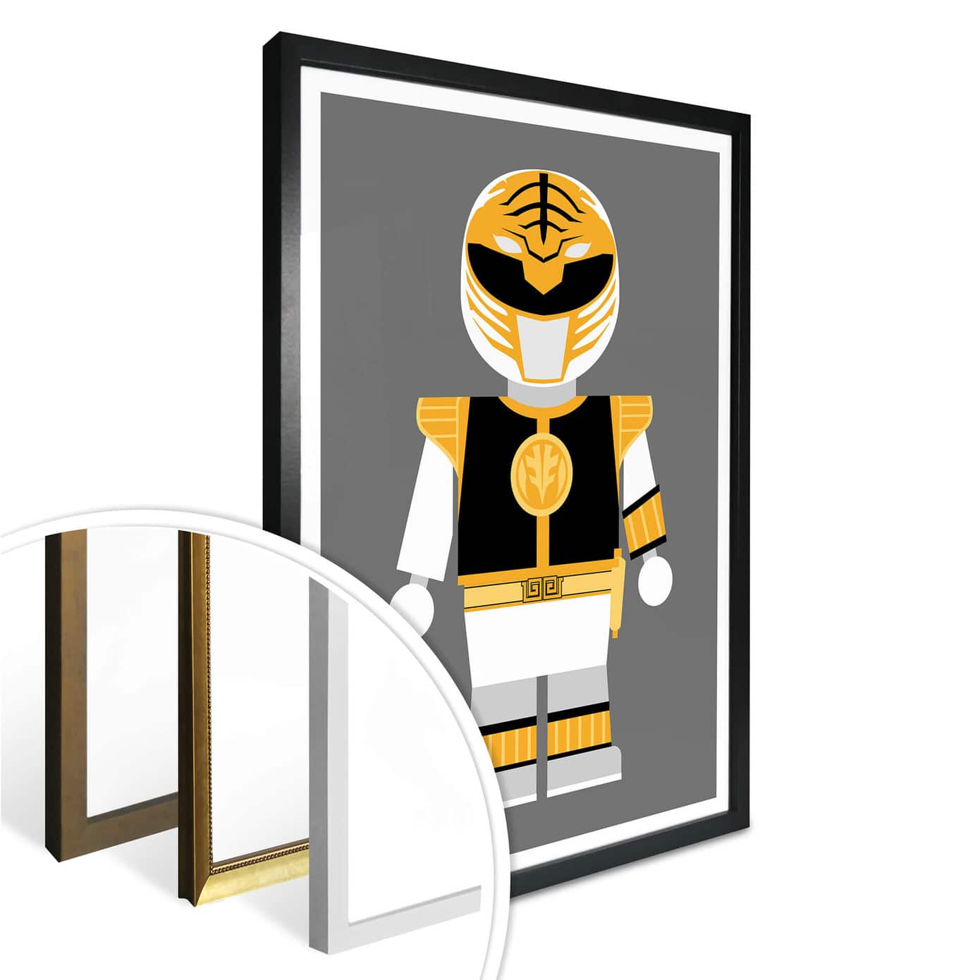 Poster Gomes Power Ranger wallart.nl