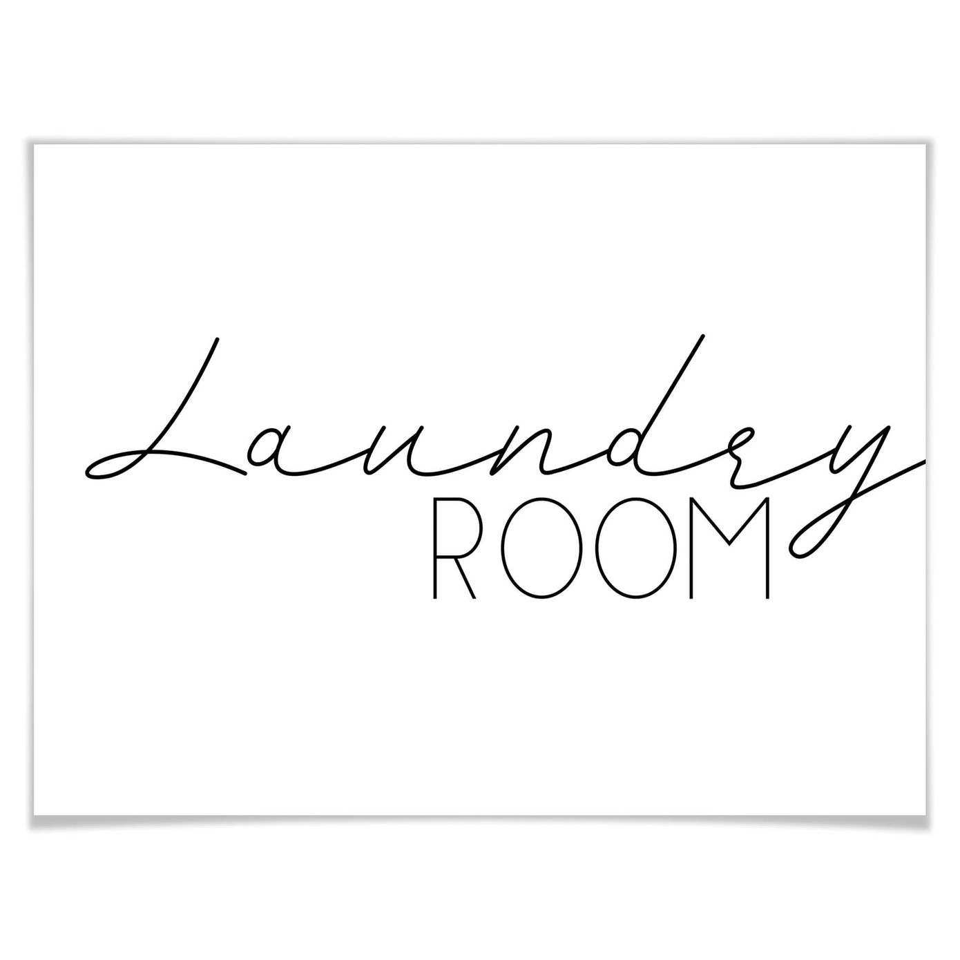Poster Laundry Room wallart.fr