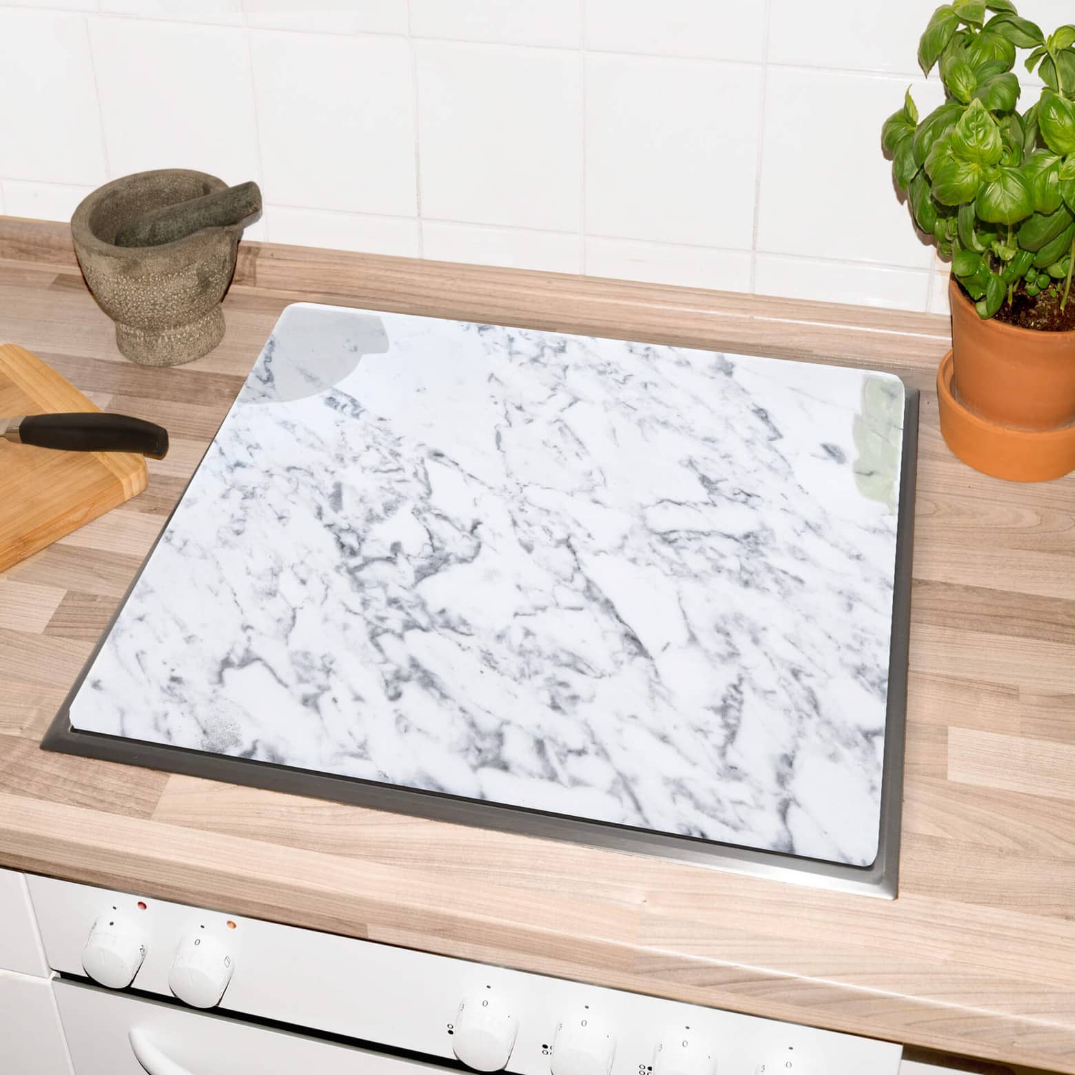 Hob Cover Marble 02