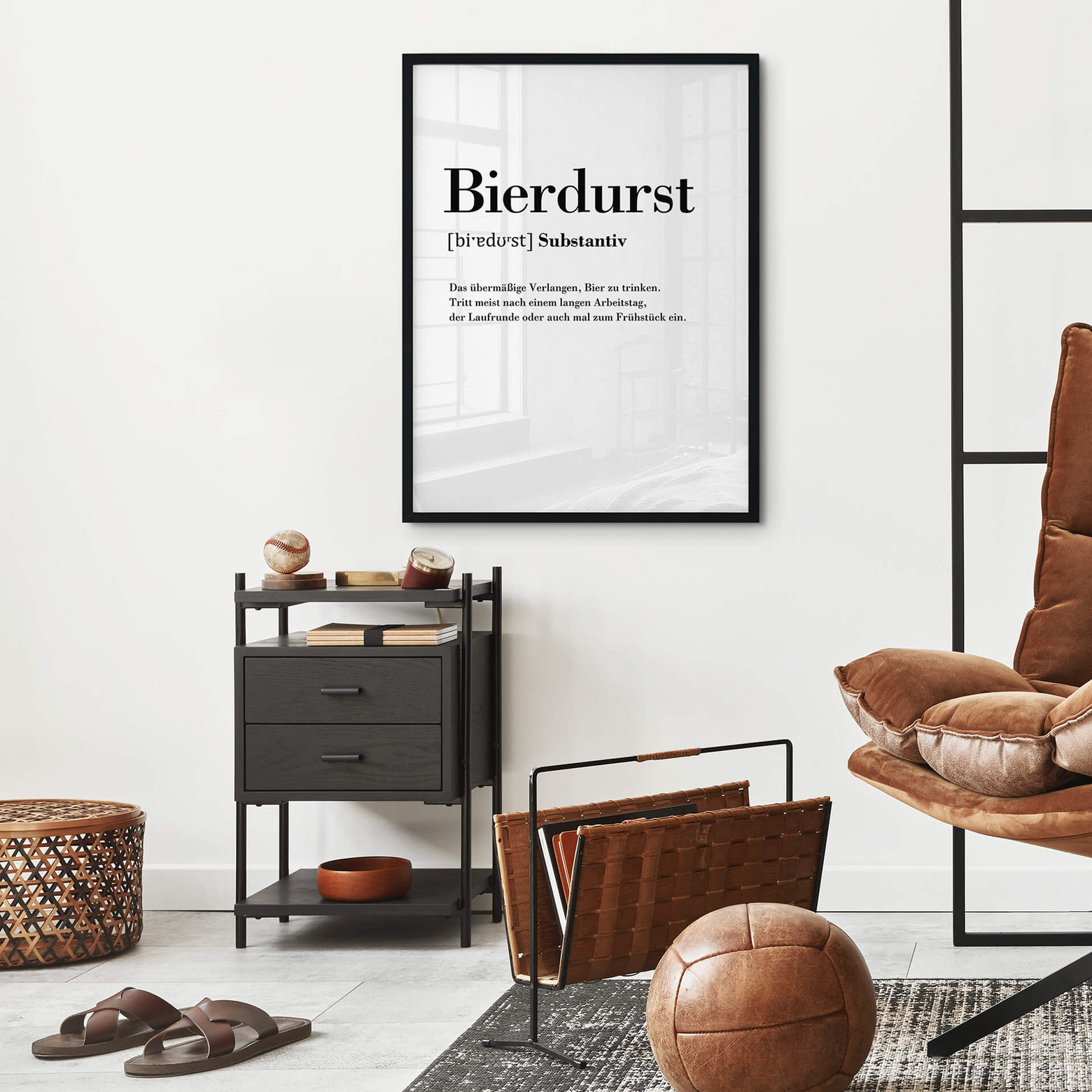 Poster Grammatik Bierdurst wallart.de