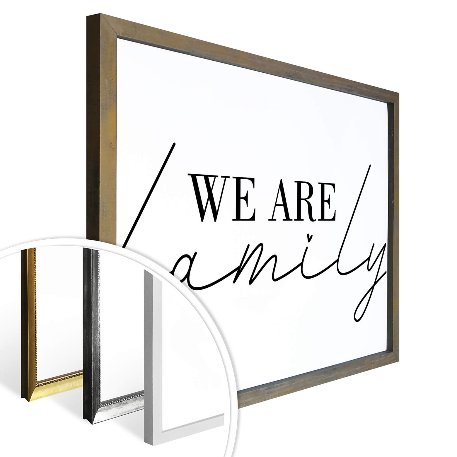 Poster We are family wallart.de