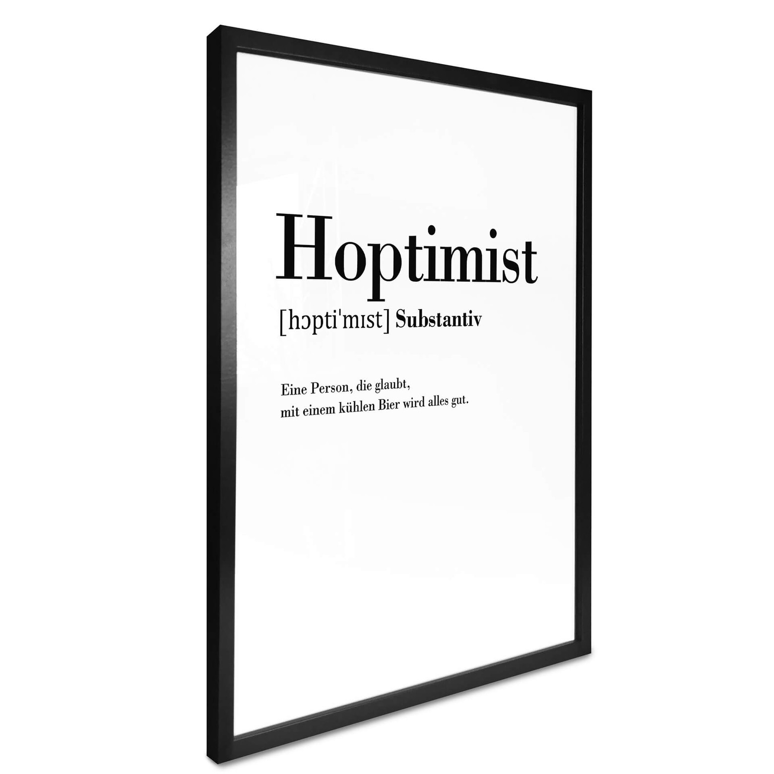 Poster Grammatik Hoptimist wallart.de