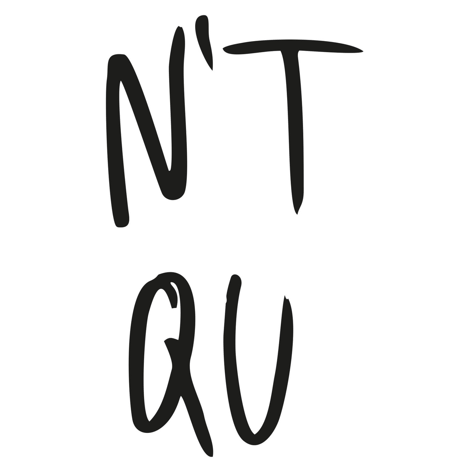 Wall sticker Just don't quit (2 colours)