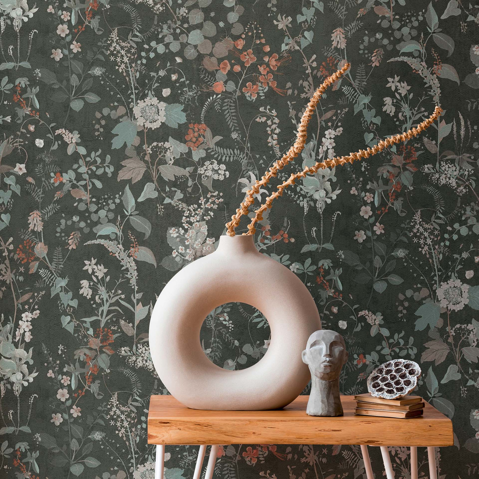 Decorazione Pareti Carta Da Parati In Tessuto Non Tessuto THE BOS 388253 - Made In Germany, 10,05m X 0,53m Carta Da Parati Adesiva Muro