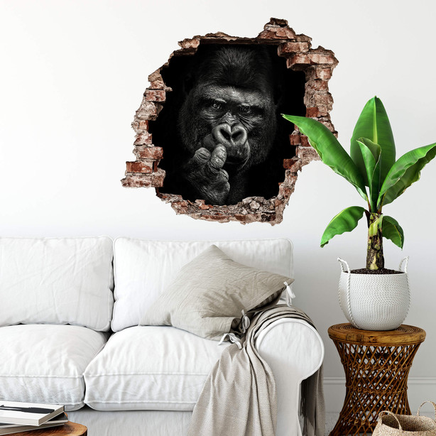 Adhesive Vinyl Poster Dinosaurs In The Jungle - Foto 13