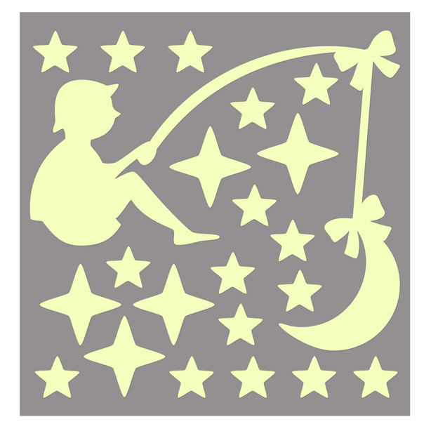 Set 6 Adesivi Luminosi Per Interruttori - Simboli 14mm, Pellicola Trasparente Impermeabile - Foto 2