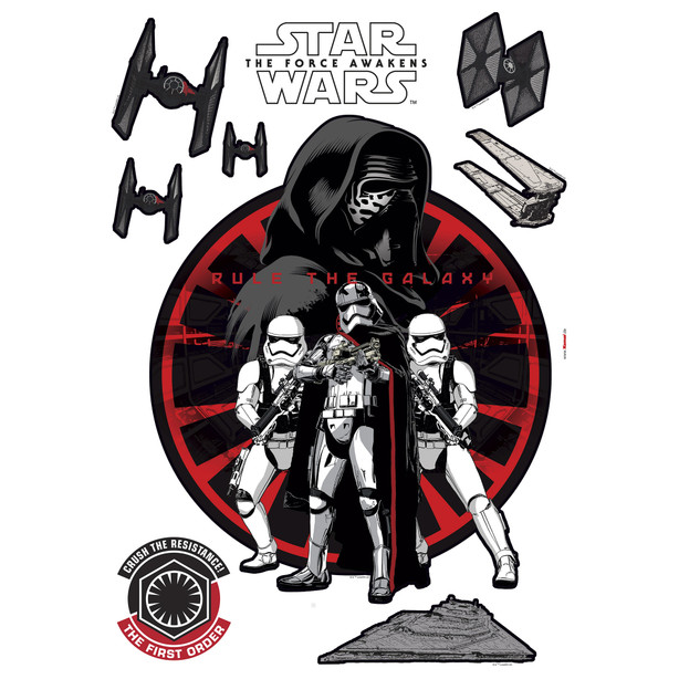 Wandsticker Star Wars First Order