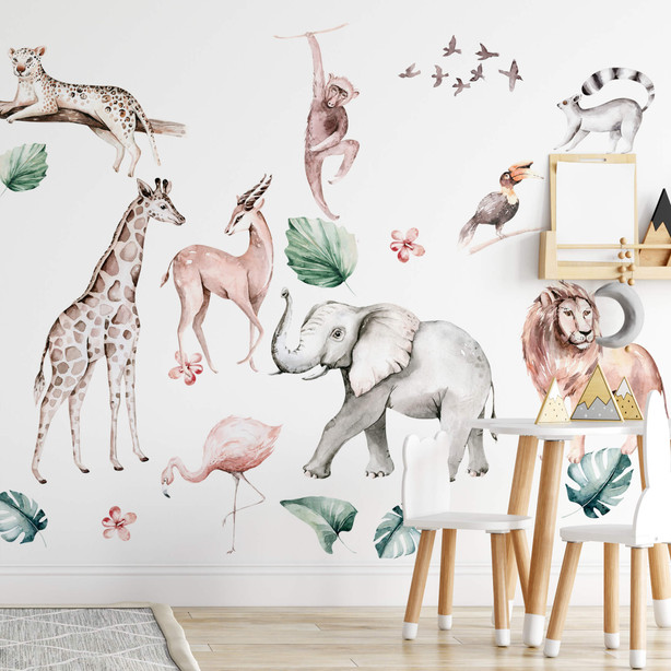 8 SETS ADESIVI Dei Cartoni Animati Adesivo Da Parete Home Decor EUR 26