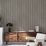 3D Houten Panelen Look Vliesbehang, Scandinavisch Houtlook Behang Van A S Creation Bruin Zwart