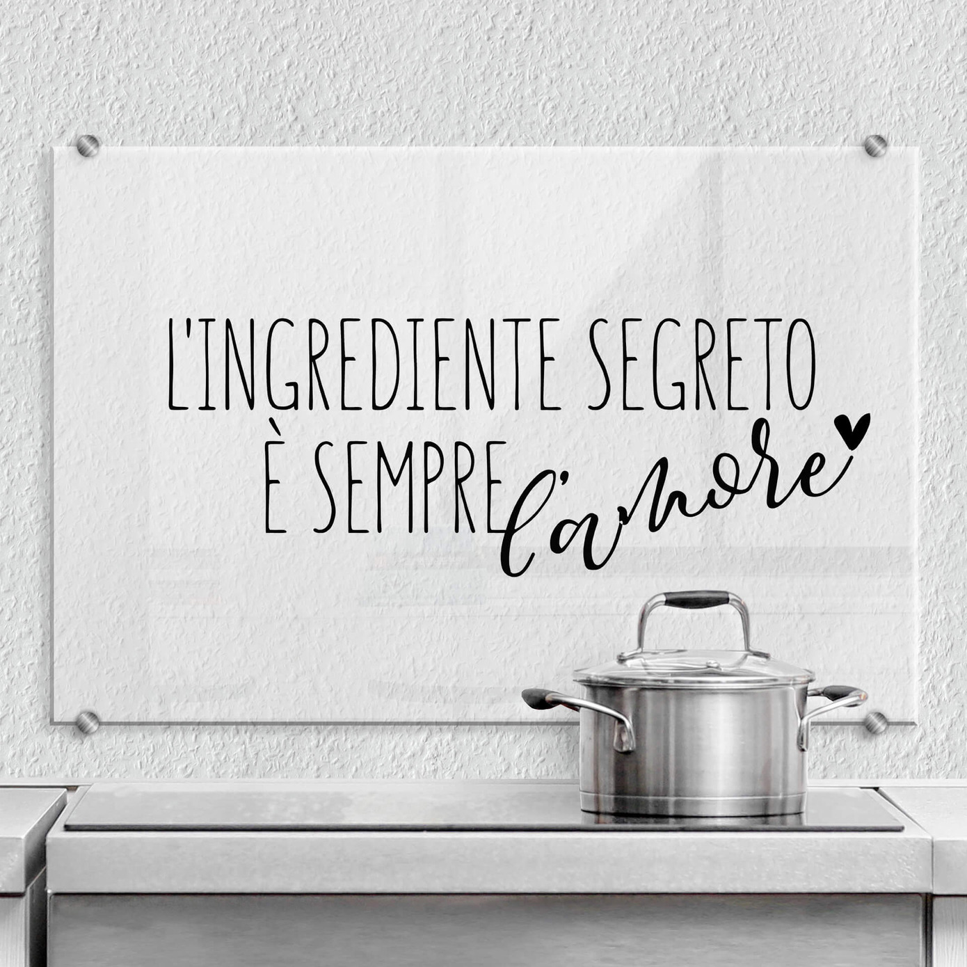 GRUSS 47812 – Cucchiaio Di Legno Con Incisione 'L'ingrediente Segreto è Sempre Amore', Marrone