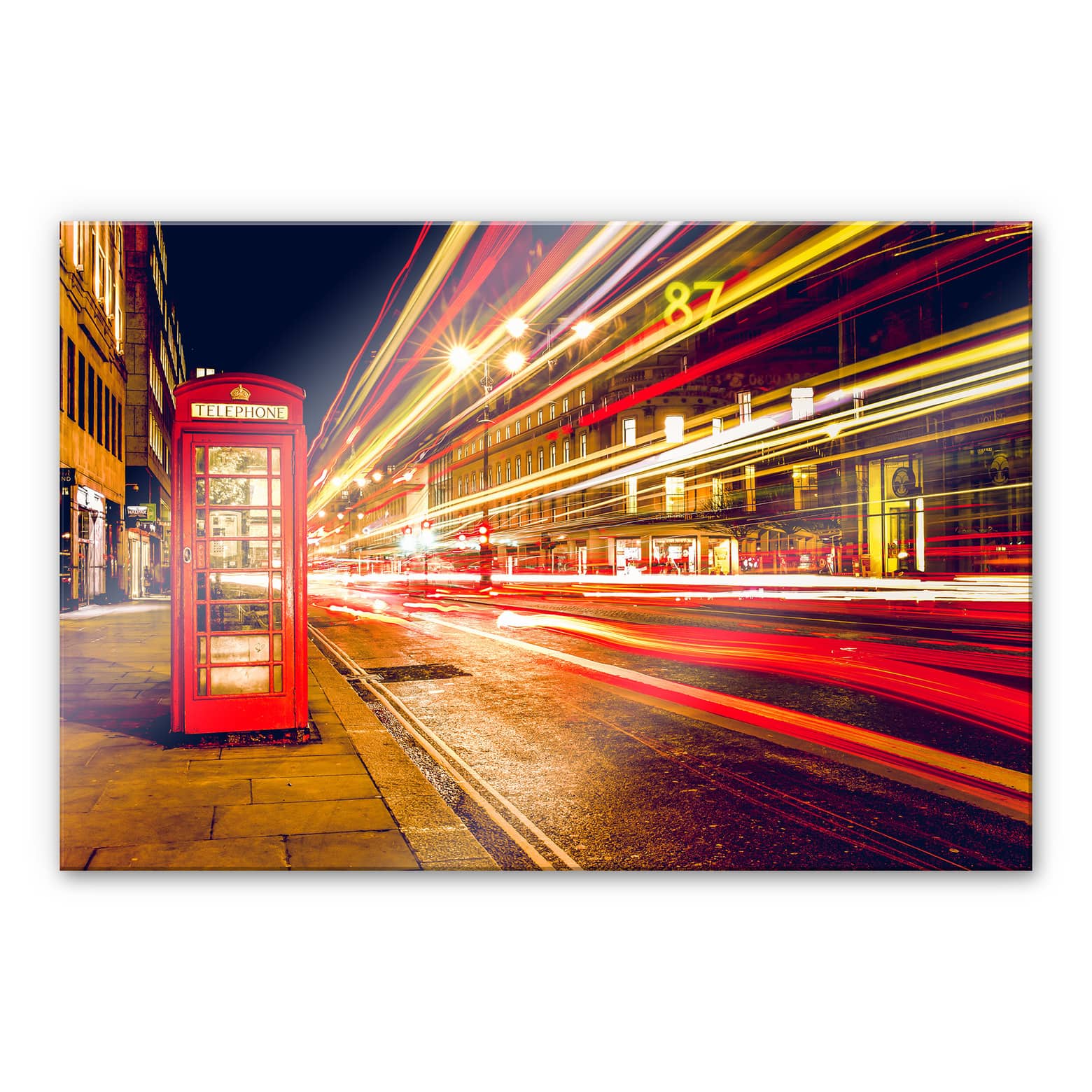 Acrylglas London City Lights wallart.nl