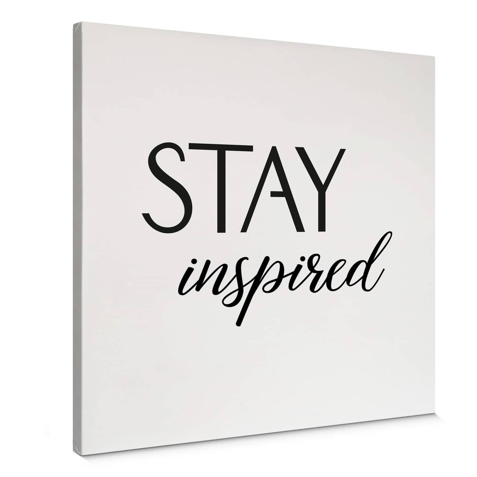 Canvas Stay Inspired wallart.dk