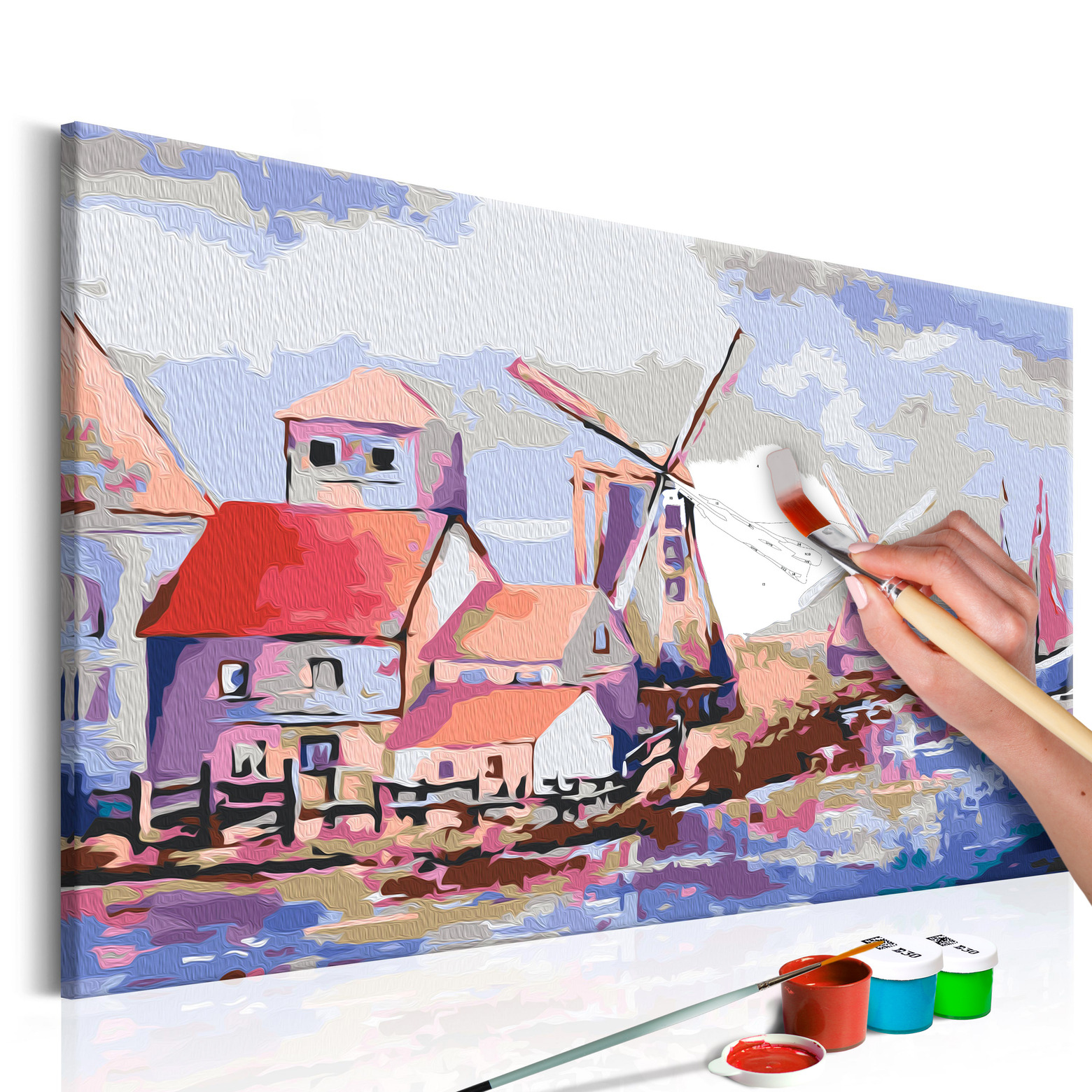 Schilderen Op Nummer Volwassenen Landschap