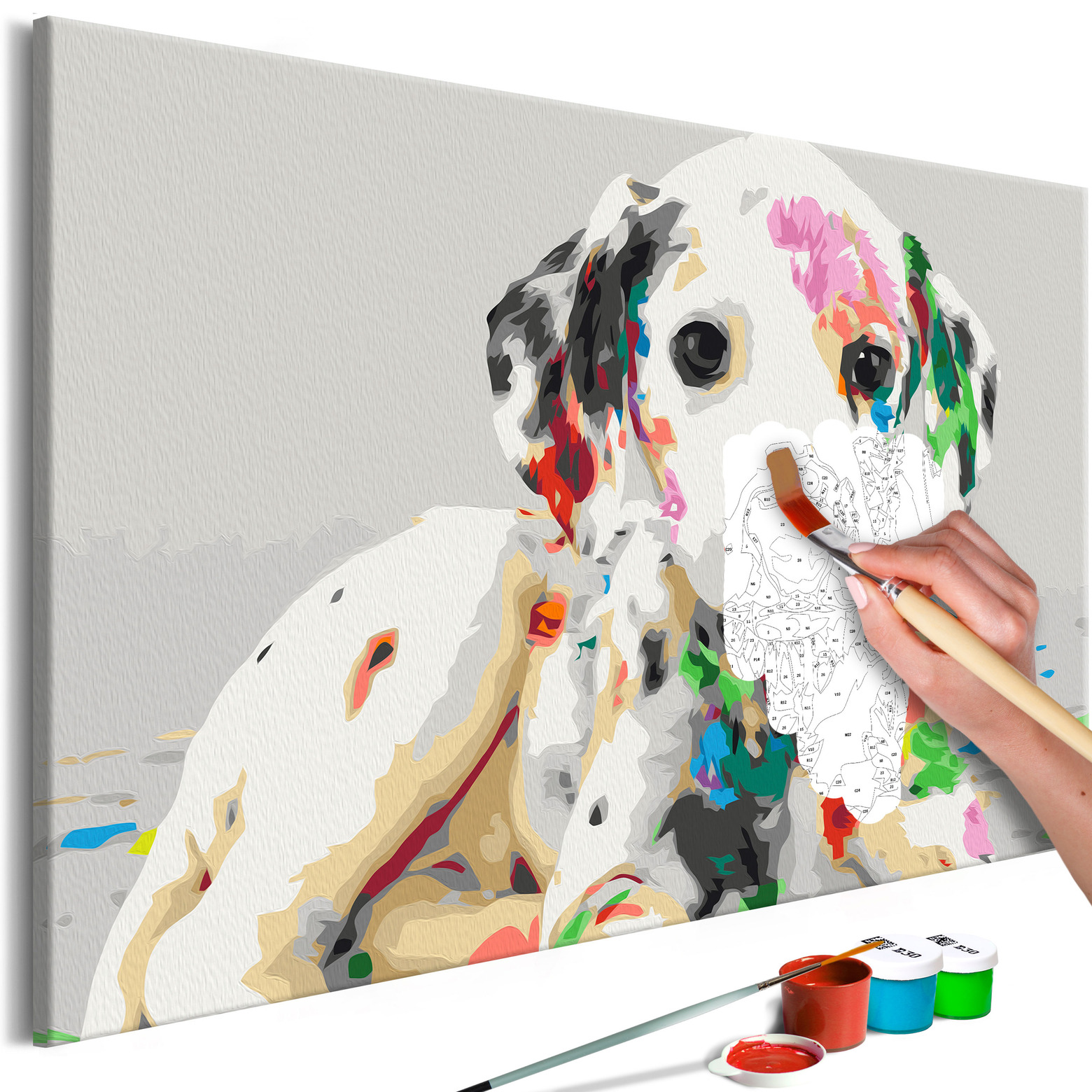Pittura Con I Numeri ZUTY Su Tela, Kit Fai-da-te Per Adulti E Ragazzi, 1964271, Relax E Antistress