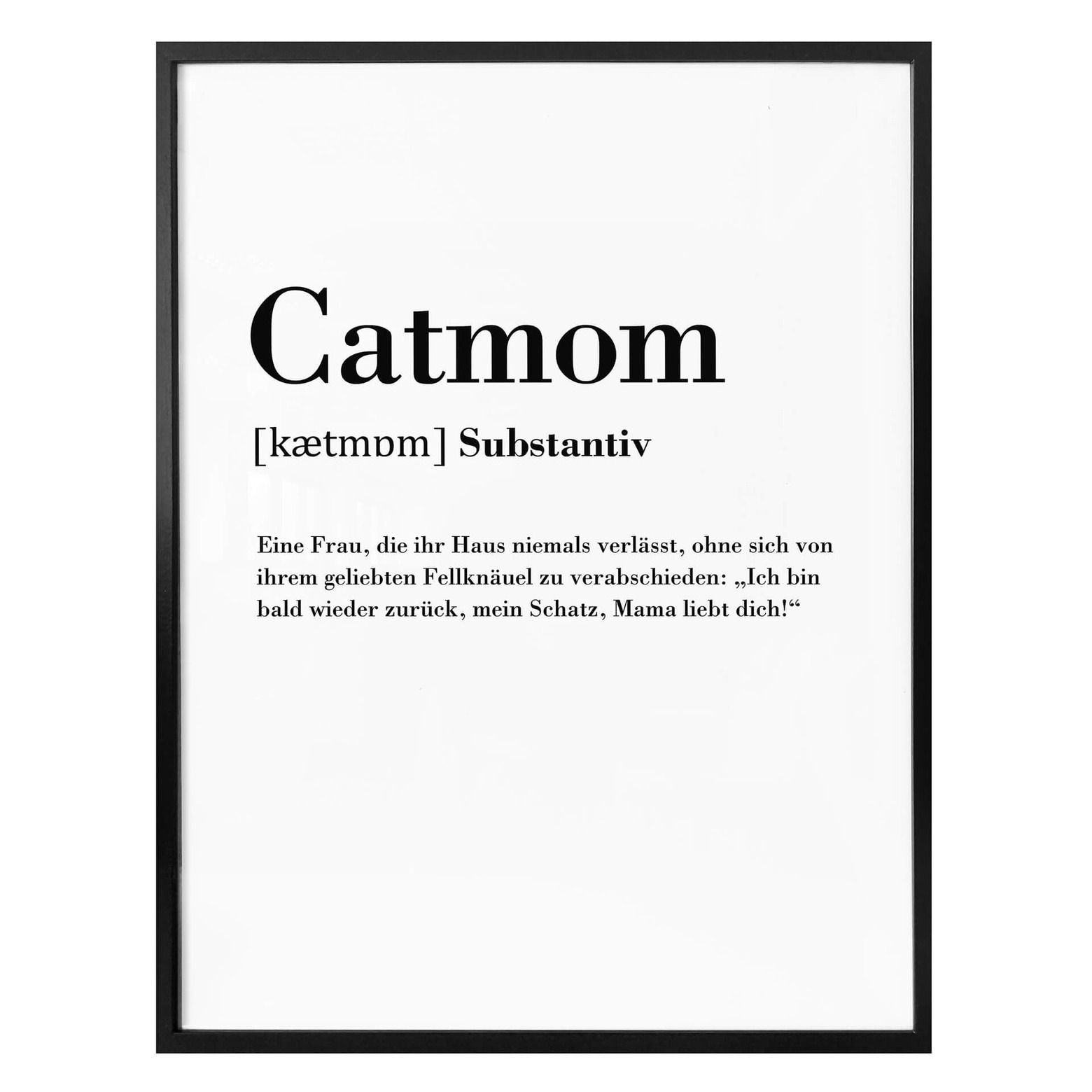 Poster Grammatik Catmom wallart.de