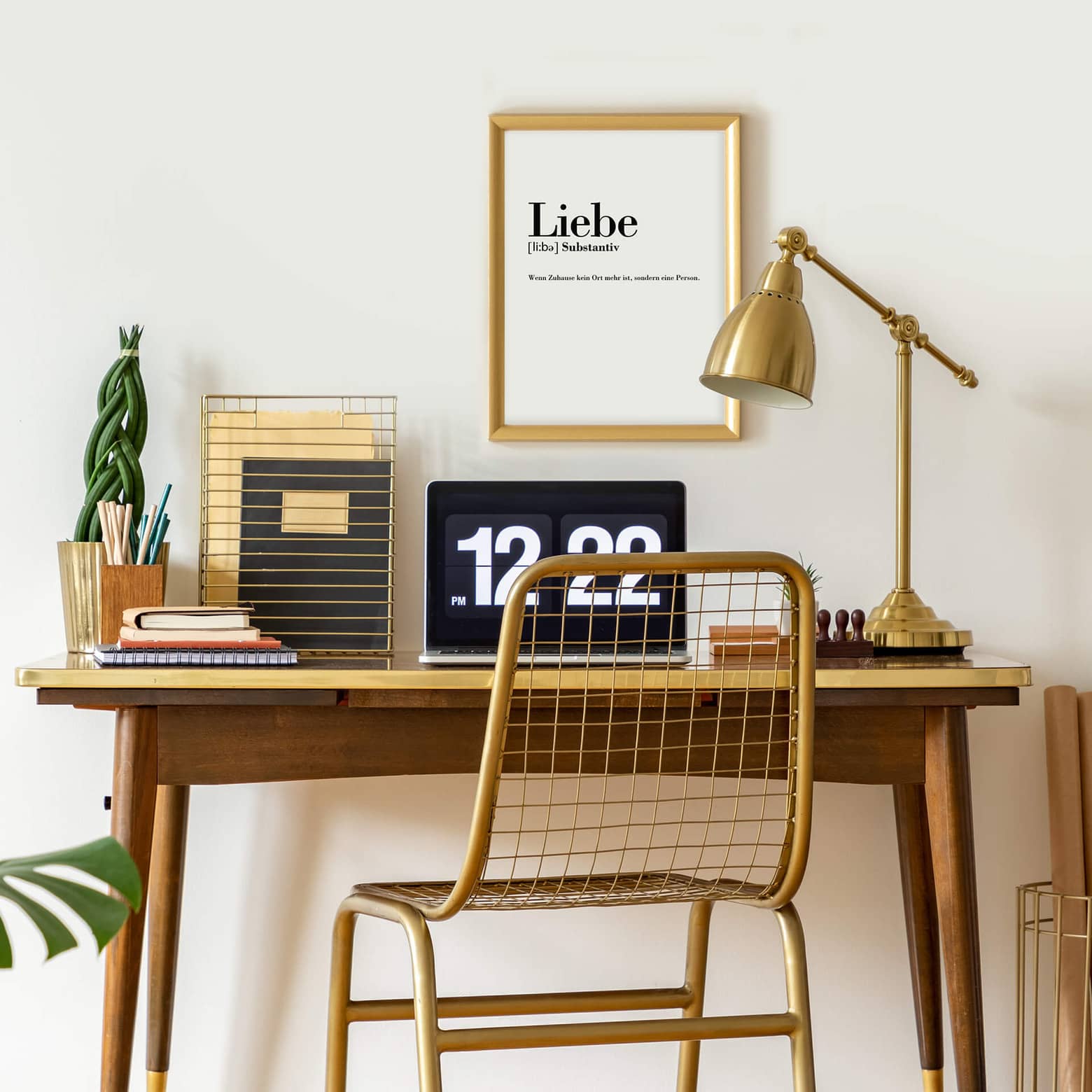 Poster Grammatik Liebe wallart.de