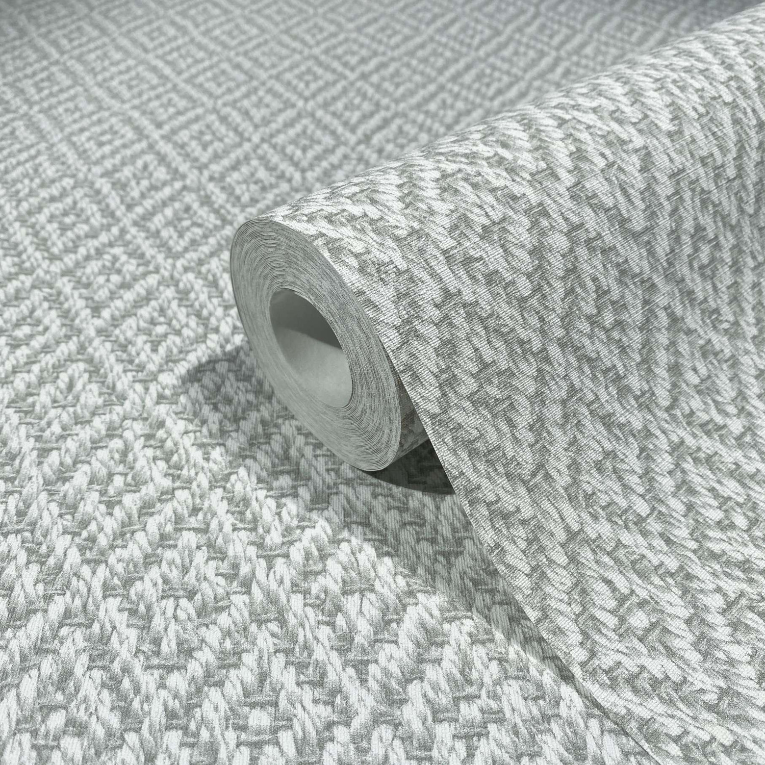 Komar Carta Da Parati In Tessuto Non Tessuto Effetto Mattone Grigio/marrone - Rotolo Per Soggiorno, Made In Germany
