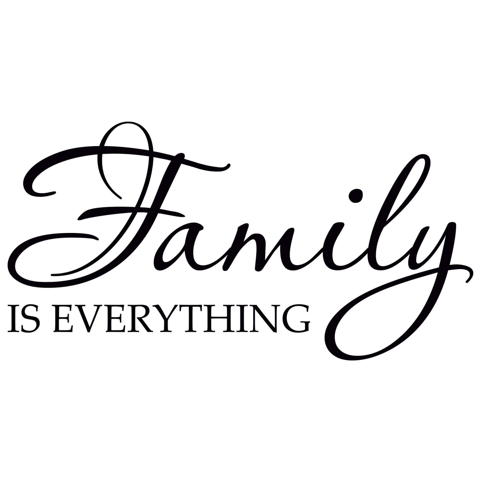 Wandtattoo Family is everything wallart.de