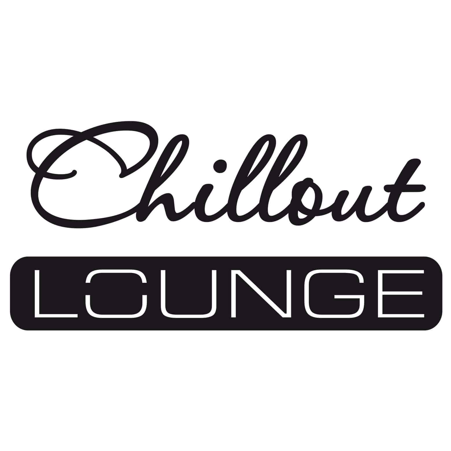 Wandtattoo 'Chillout Area' – 58x20 Cm, Farbe Dunkelgrau, Wiederverwendbar & Einfach Anzubringen