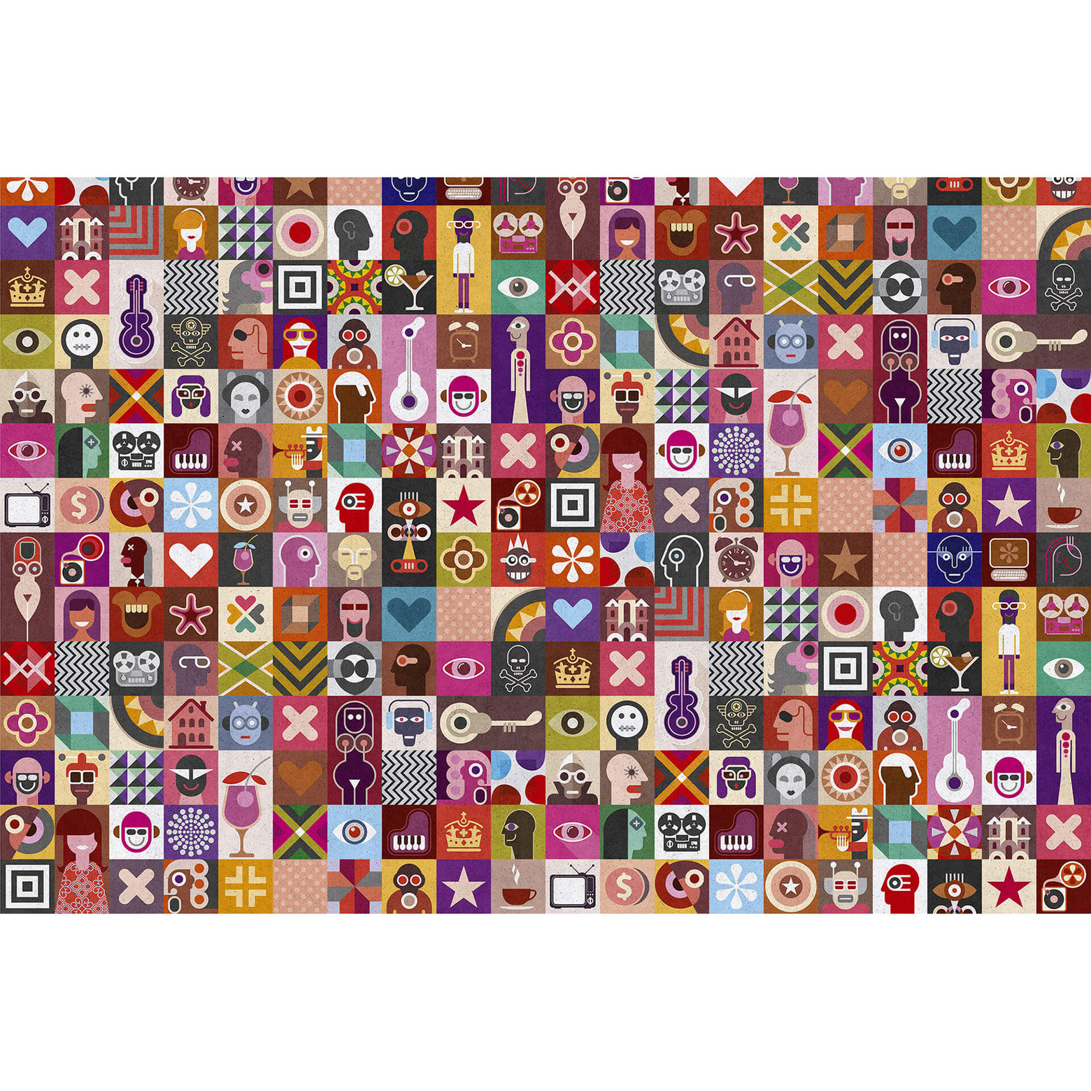 Livingwalls Fototapet Walls by Patel 2 come as you are 1 wallart.dk