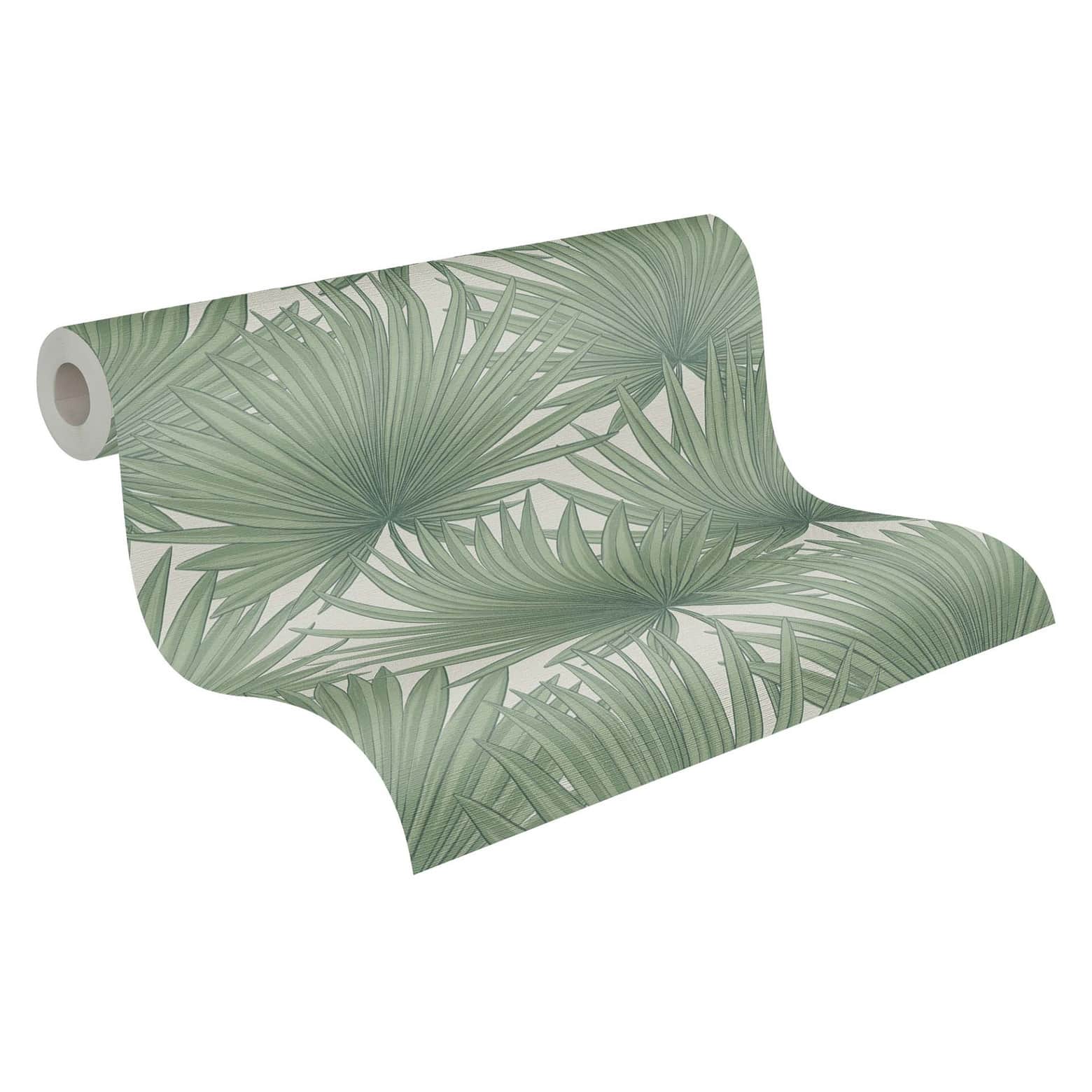 jungle wallpaper green leaves living room nonwoven wallpaper palm