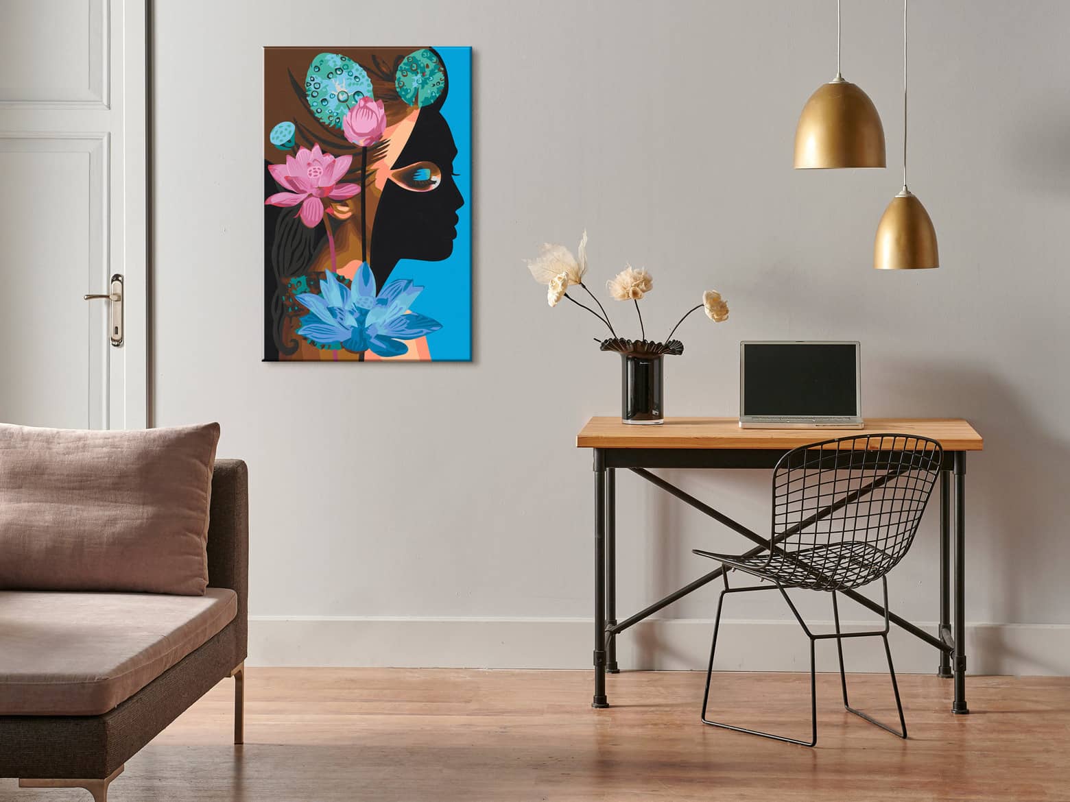 YEESAM ART - Dipinto a olio fai da te con i numeri, per adulti