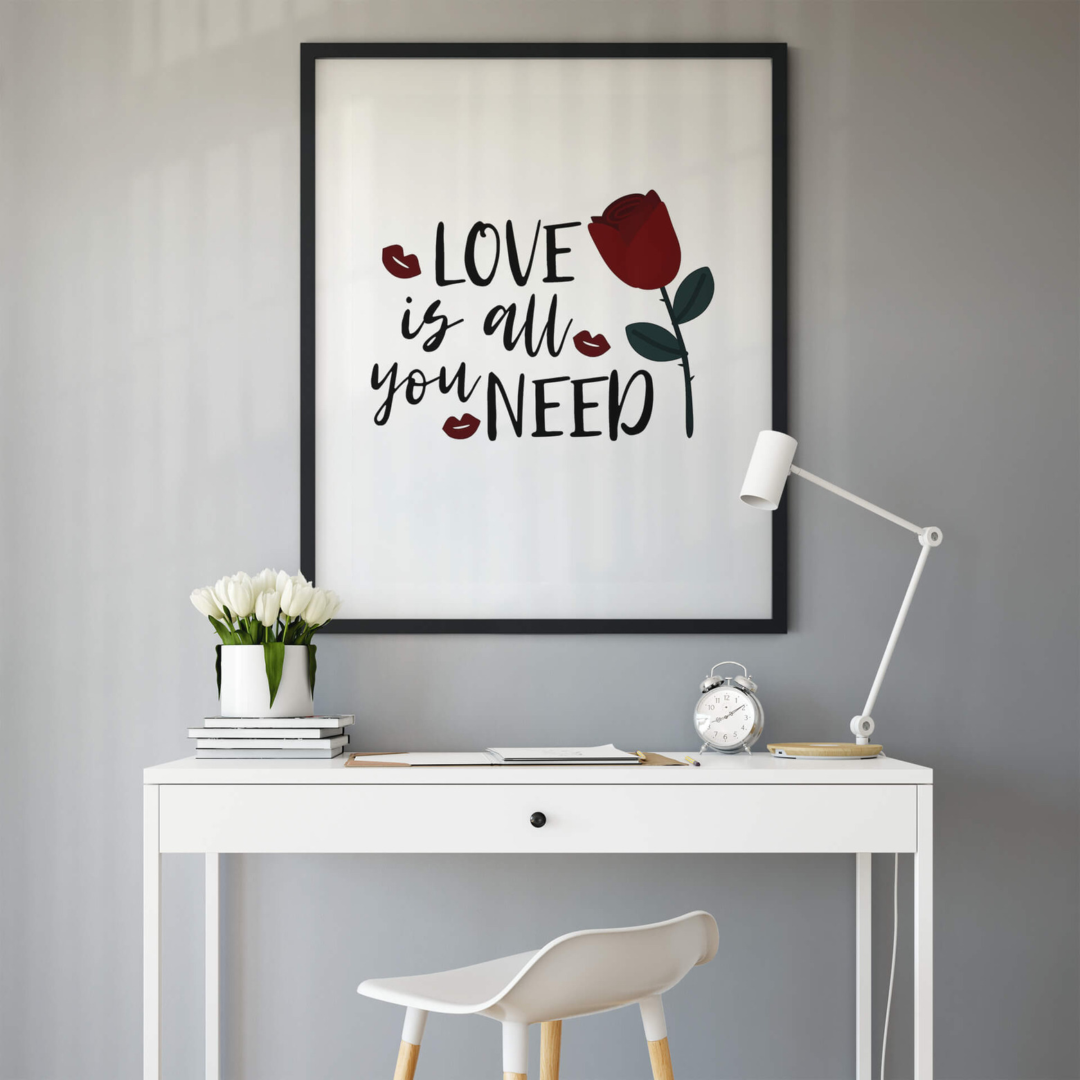 Poster Love is all you need wallart.fr