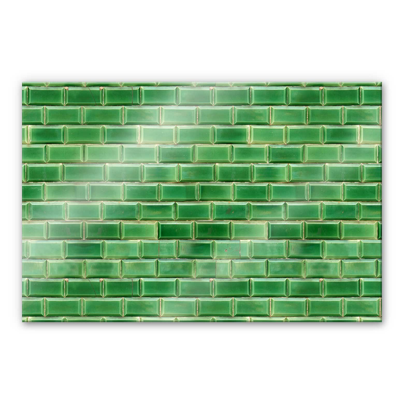 Green Tiles Kitchen Splashback 60x40 cm