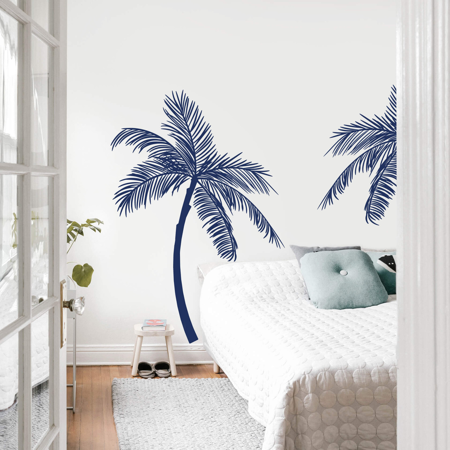 Sticker mural palmier tropical wallart.fr