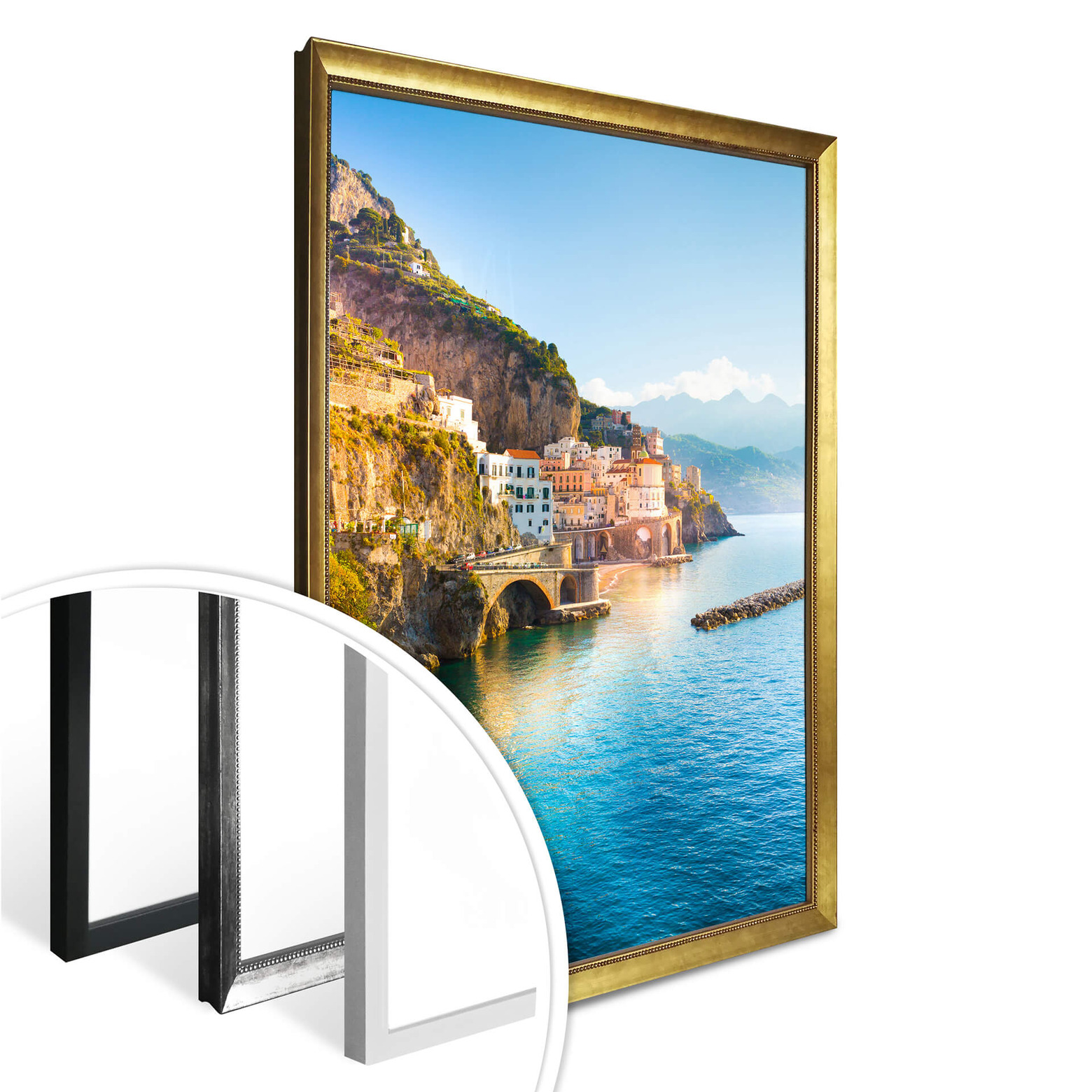 Poster Campania in Italy