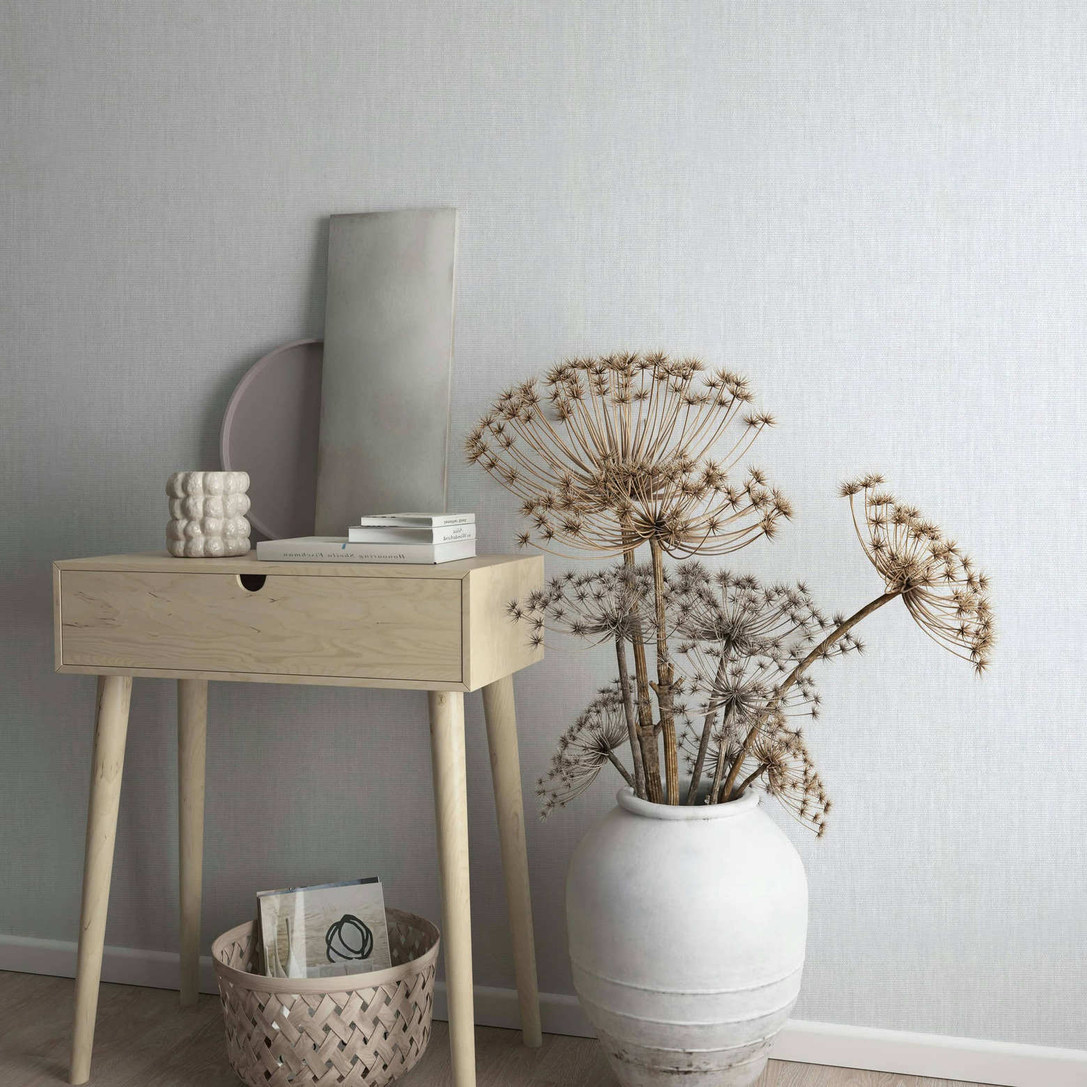 nonwoven wallpaper greige structure for living room bedroom wallpaper