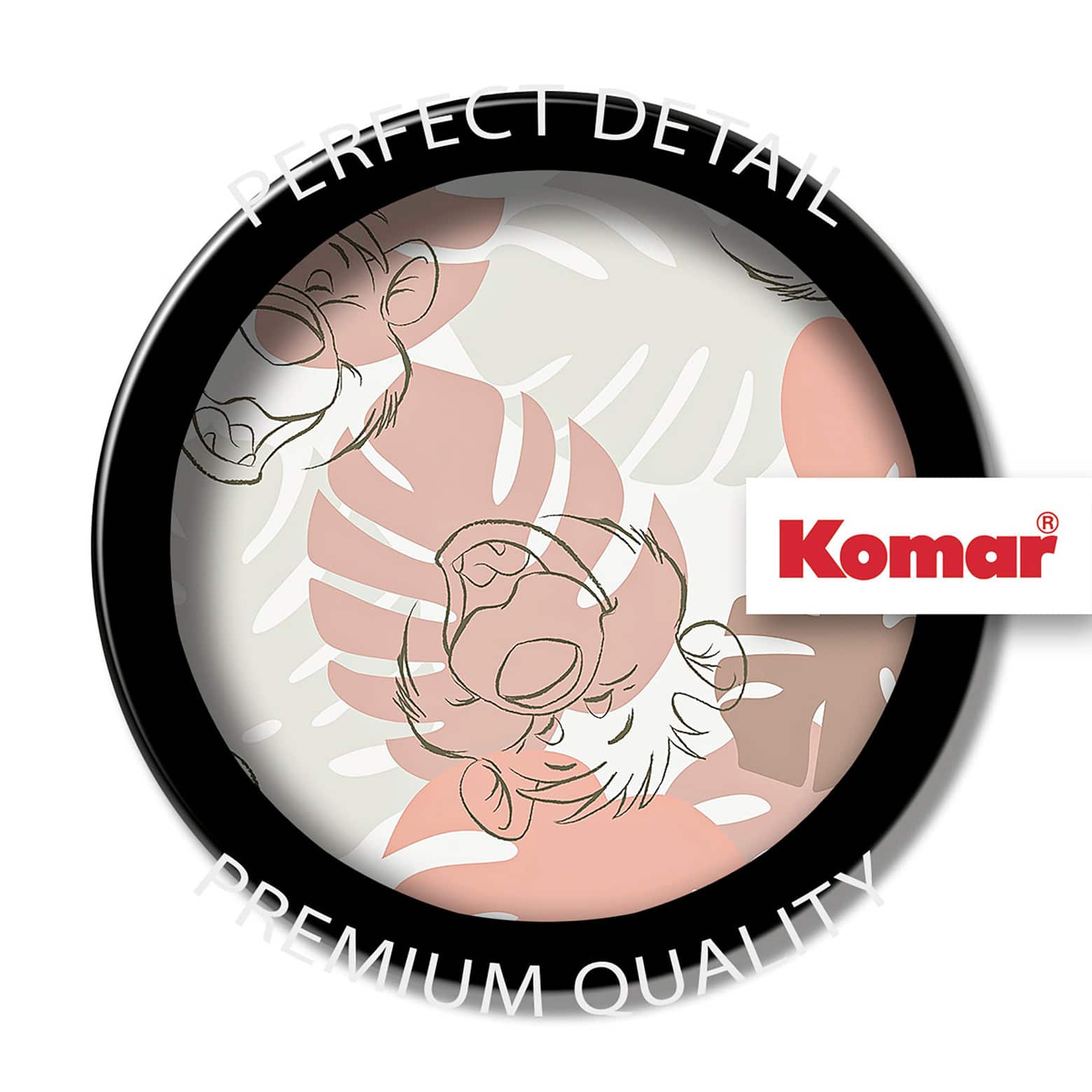 selfadhesive nonwoven wallpaper Jungle Joy 125 x 125 cm wall