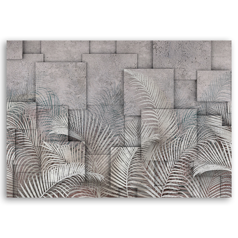Tableau sur toile 3 parties, feuilles de palmier Tableau sur toile 3 parties, feuilles de palmier
