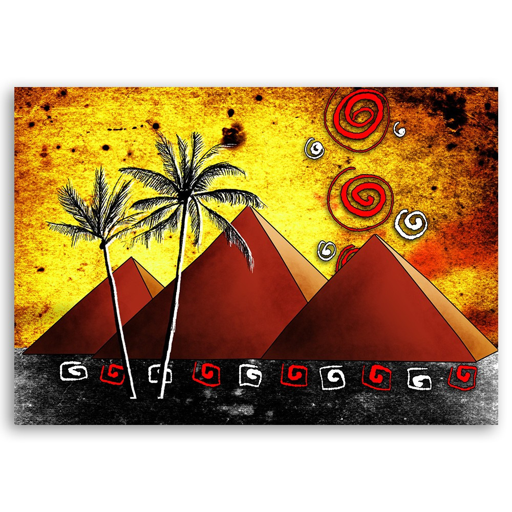 Leinwandbild, Ägyptische Pyramiden | wall-art.de