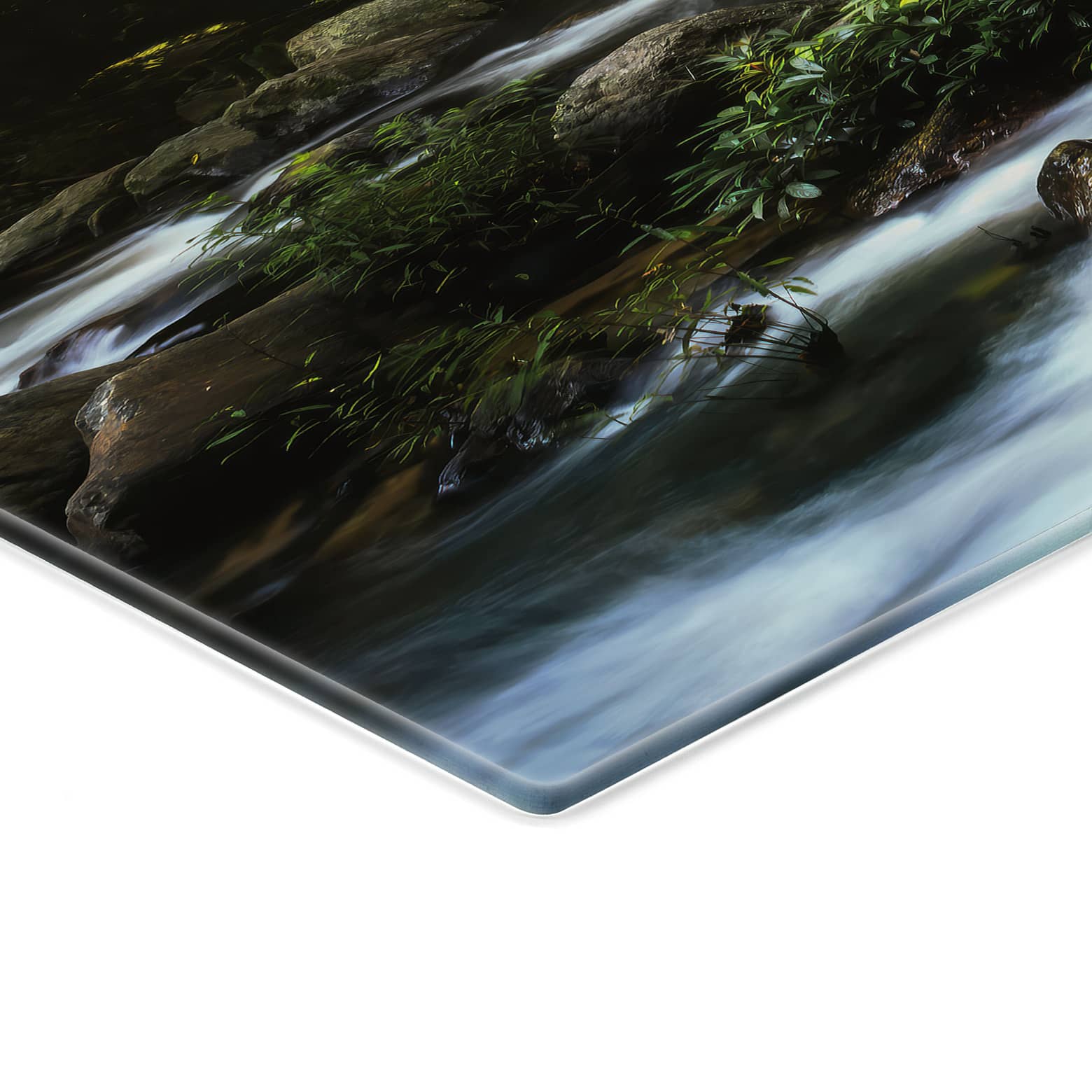 Décoration Murale DEQORI - Cascade Exotique - Verre Ou Acryl - Effet 3D