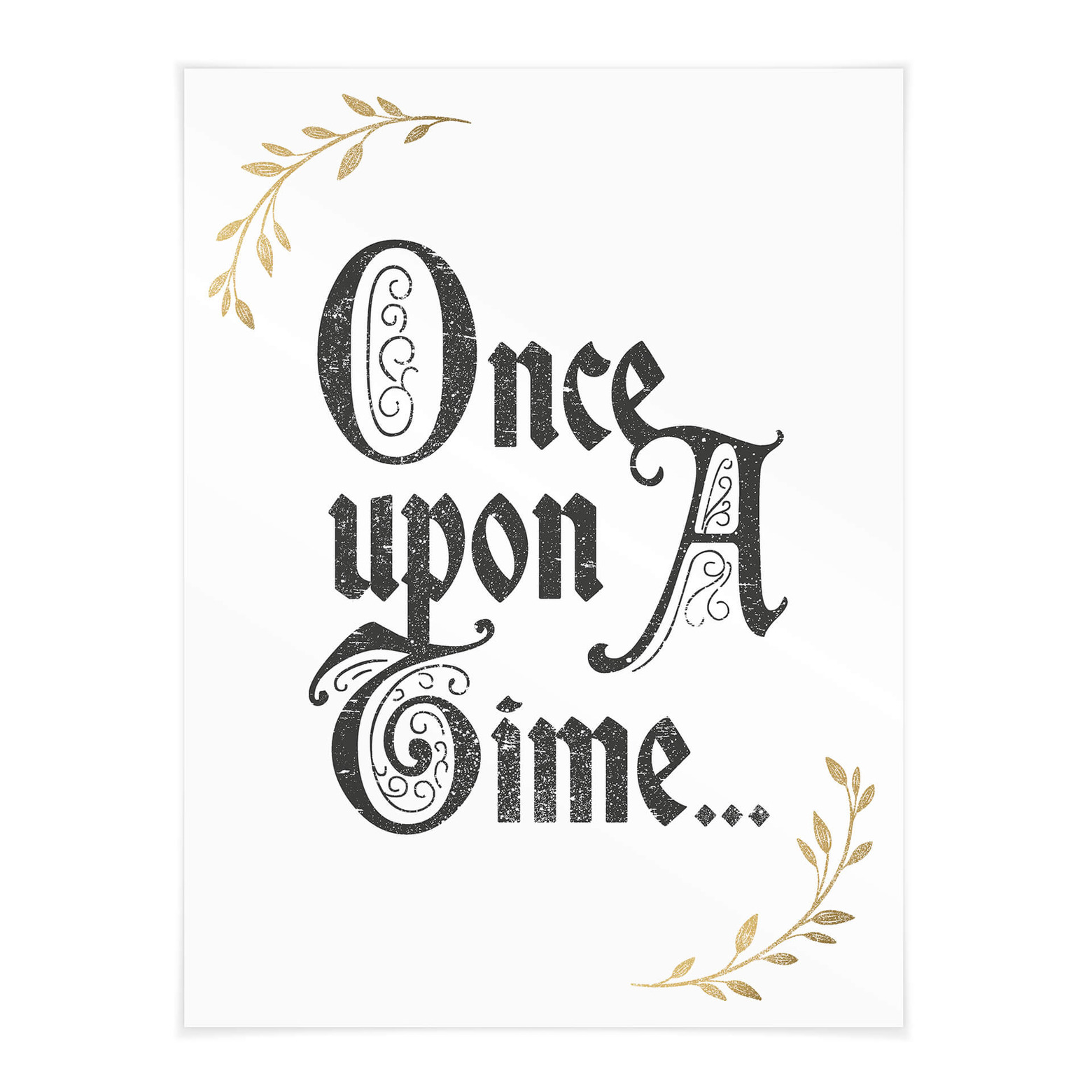 Poster Once upon a time wallart.de