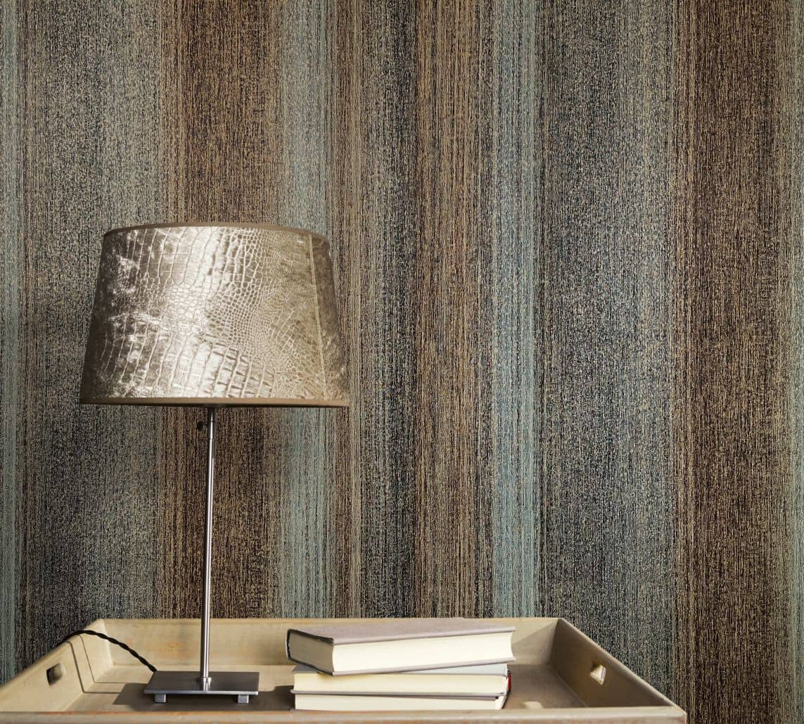 Vinyl wallpaper, fleece vintage deluxe gold, anthracite