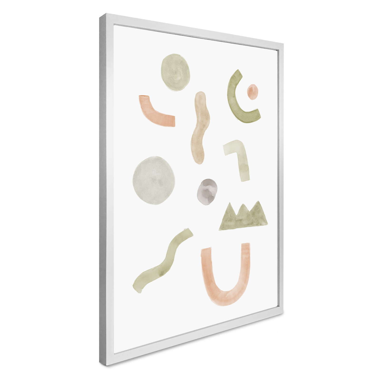 Poster Nouveauprints Abstrakte Formen wallart.de