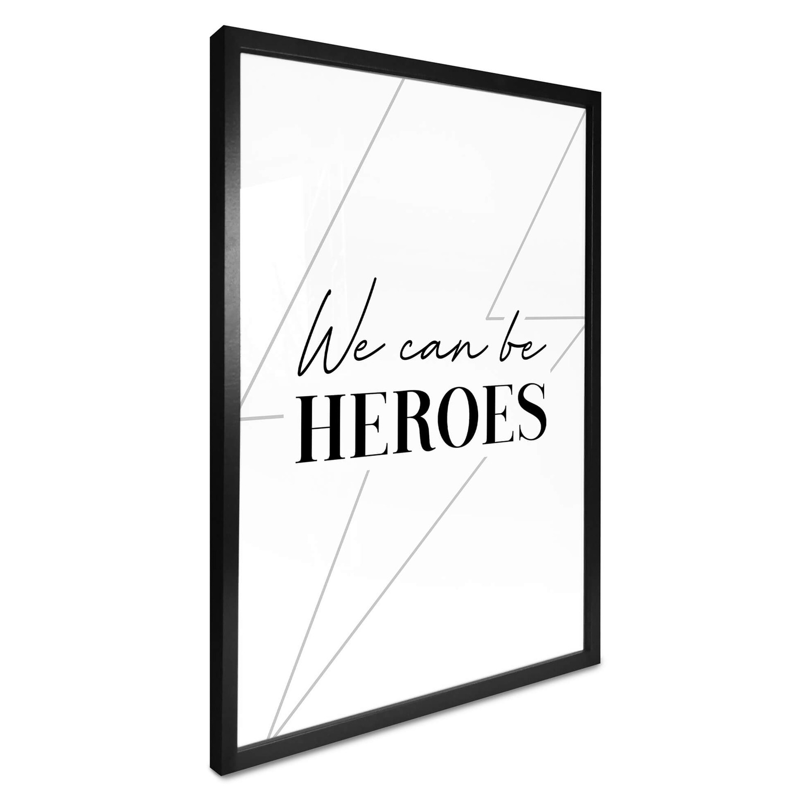 Poster We can be Heroes wallart.de