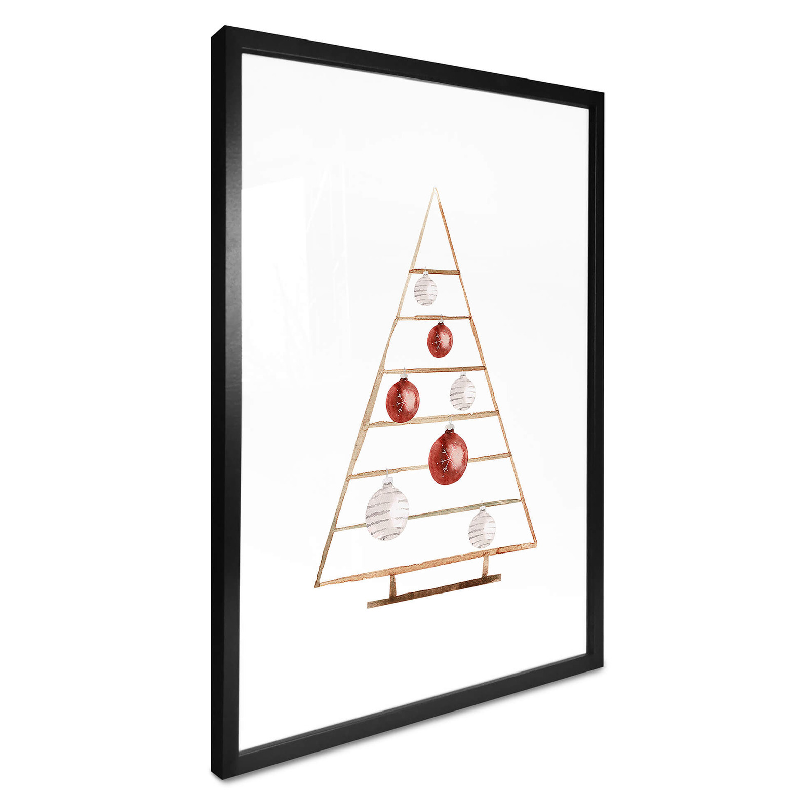 Poster Sapin Aquarelle | wall-art.fr
