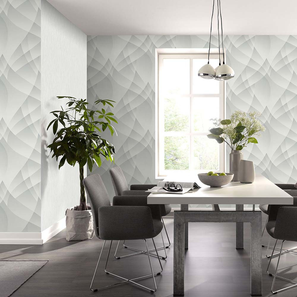 3D wallpaper, geometric wallcovering Fashion for Walls 4 by Guido Maria