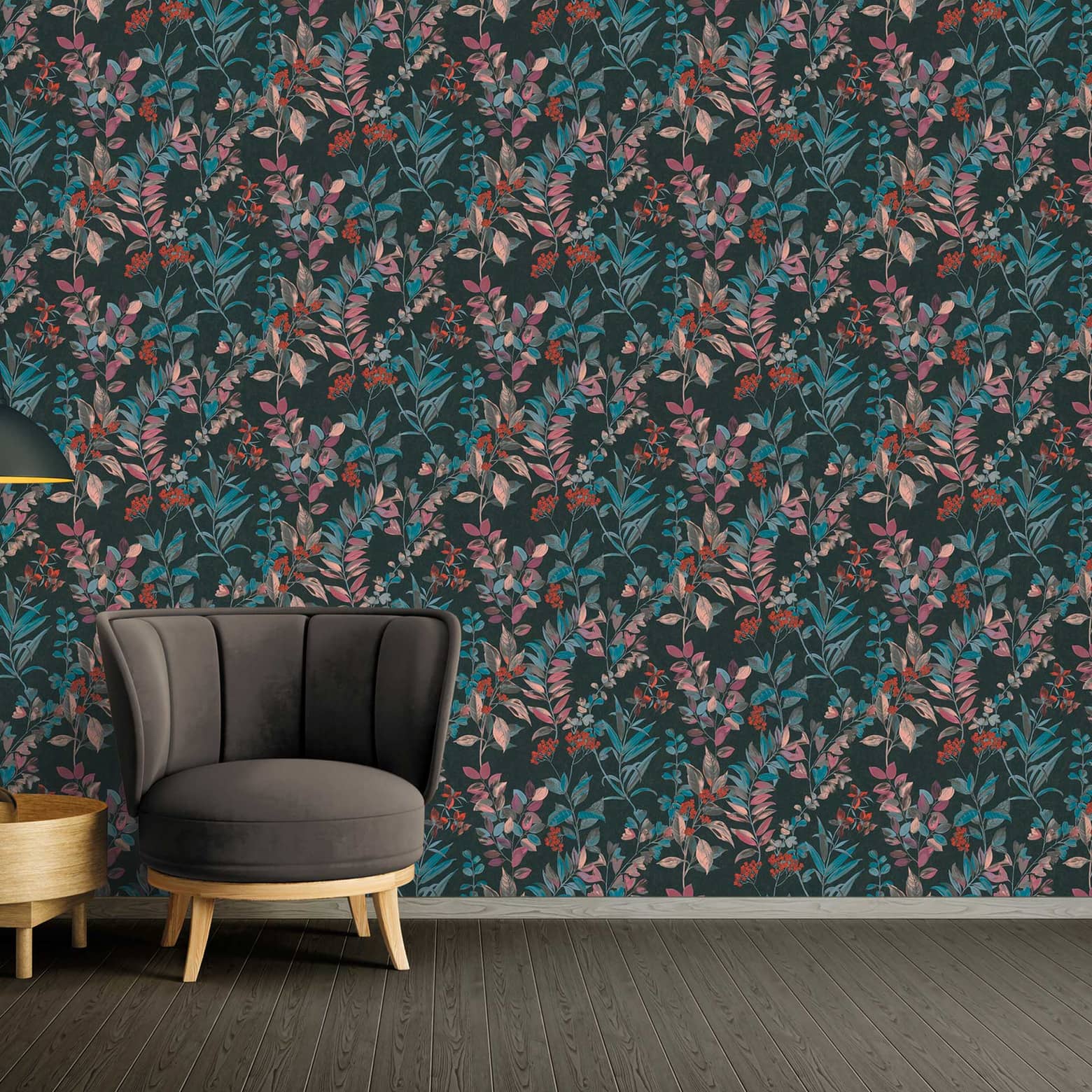 Alopini Bandiera da tavolo con fiocco in jacquard con motivo floreale ed erba, stile pastorale e retro