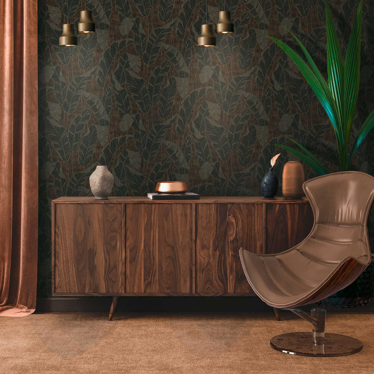 flower wallpaper light glossy black grey flower wallpaper plants